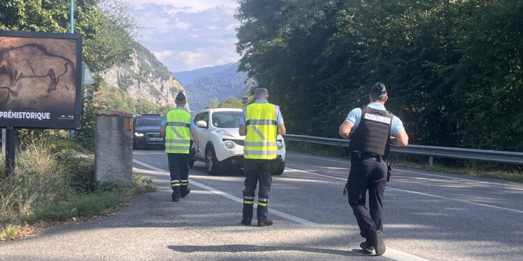 Control de velocitat en la via cap a Andorra. Foto: LDM.