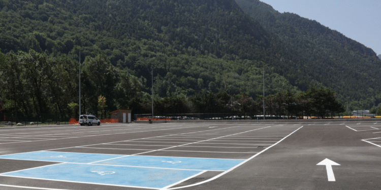 Les 144 places d’aparcament de Canrodes ja estan disponibles