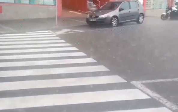 El vídeo de la pedregada al Pas de la Casa