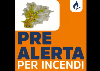 Prealerta per risc d’incendis al centre i sud d’Andorra