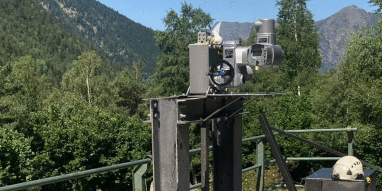 Nou sistema de control remot per regular el cabal del riu a Ràmio