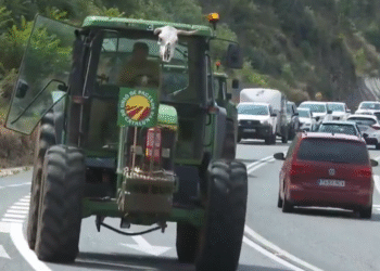 La tractorada de la Seu no està afectant Andorra al matí, però sí que s’esperen retencions a la tarda