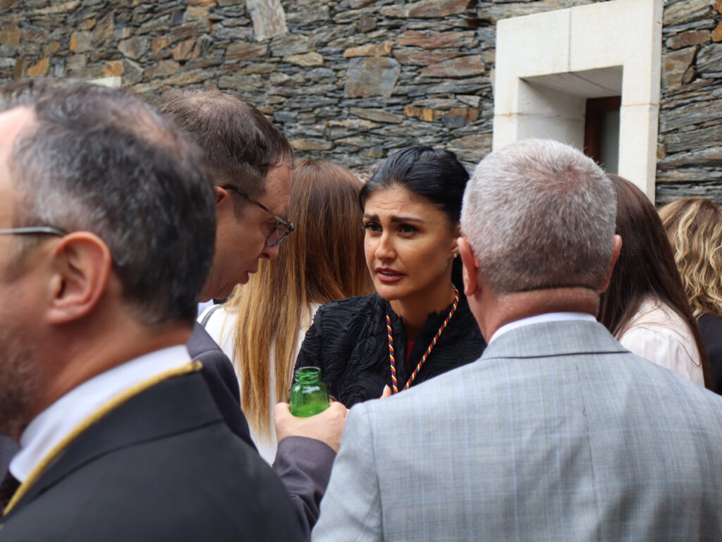 Carine Montaner en la celebració de Meritxell. Foto: ANA.