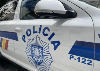 Un vehicle de la policia.