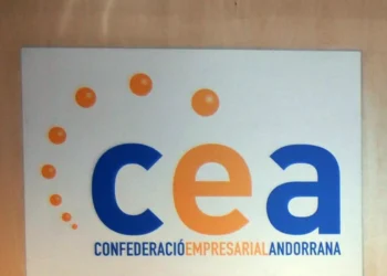 Rètol de la Confederació Empresarial Andorrana. Foto: Arxiu.