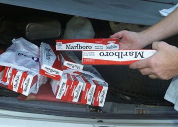 Marlboro era una de les marques del tabac trobat. Foto: LDM.