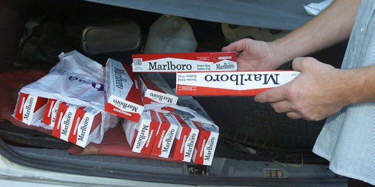 Marlboro era una de les marques del tabac trobat. Foto: LDM.