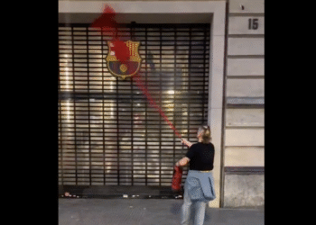 Imatge de la vandalització. Foto: Futuro Vegetal.