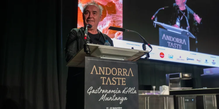Ferran Adriá a l'Andorra Taste. Foto: 7 Caníbales.