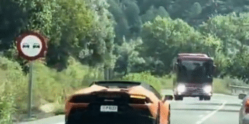 Moment previ al perillós avançament.