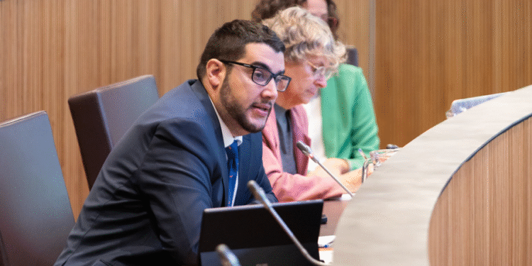 Pere Baró al Consell General.