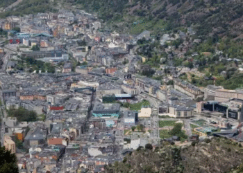 Vista aèria d'Andorra la Vella. Foto: Arxiu.