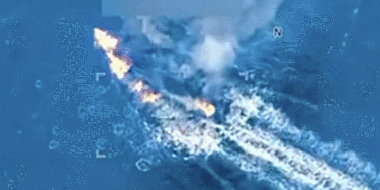 Imatge de l'atac. Foto: X.