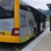 Un autobús a la parada de l'estació nacional d'autobusos (Foto: Arxiu ANA).