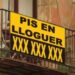 Cartell de pis en lloguer. Foto: Arxiu.
