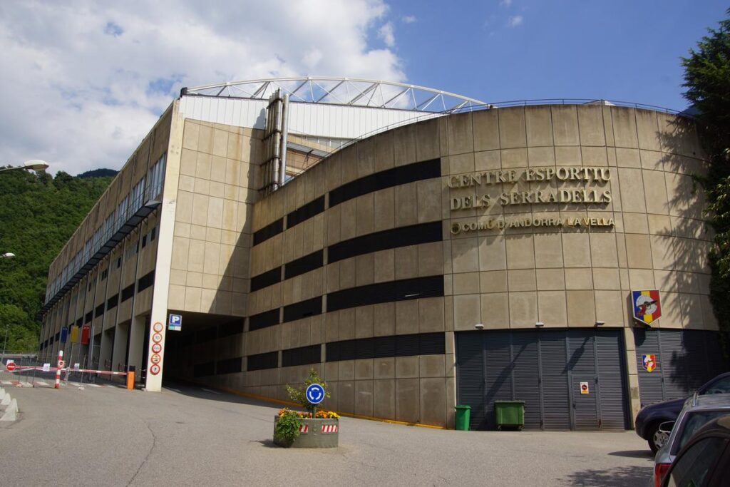 El centre esportiu dels Serradells.