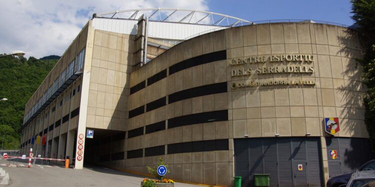 El centre esportiu dels Serradells.