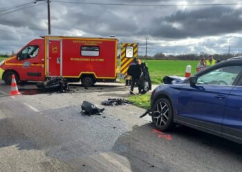 Imatge de l'accident. Foto: LDM.