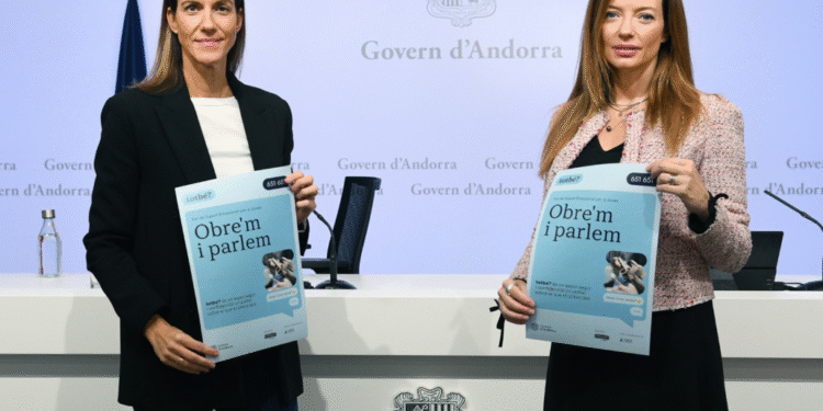 La ministra de Salut, Helena Mas, i la secretària d’Estat de Salut, Cristina Pérez.