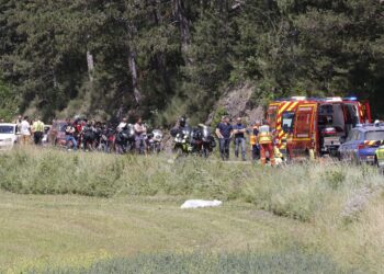 Lloc de l'accident mortal. Foto: F3.