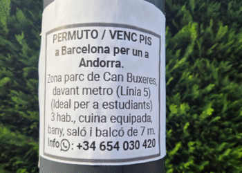 (Fotonotícia) “Venc pis a Barcelona per un a Andorra”