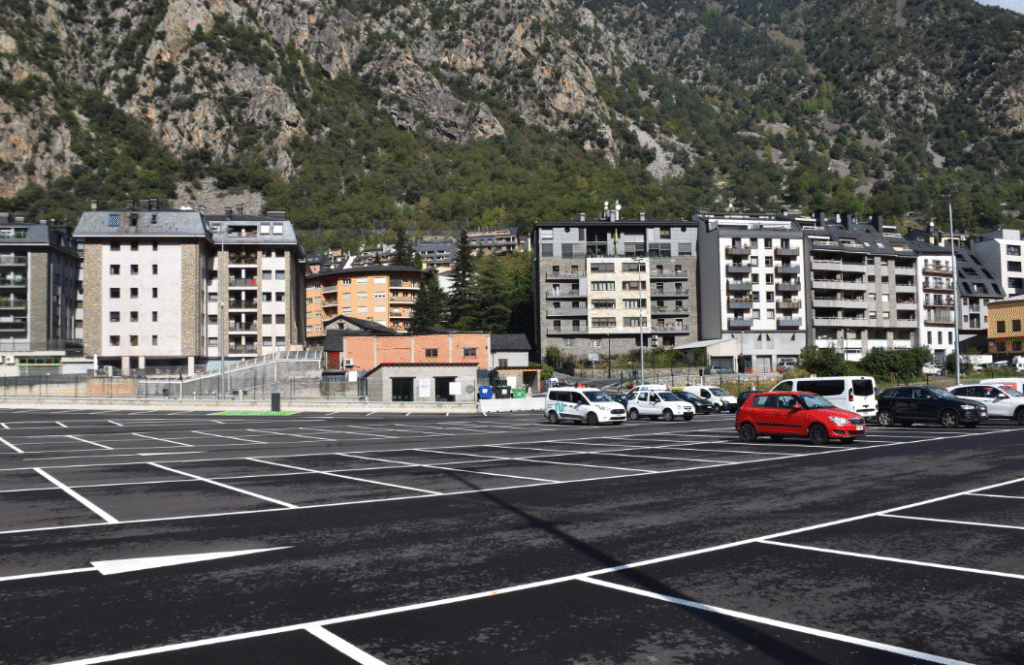 Les places d'aparcament de CanRodes.