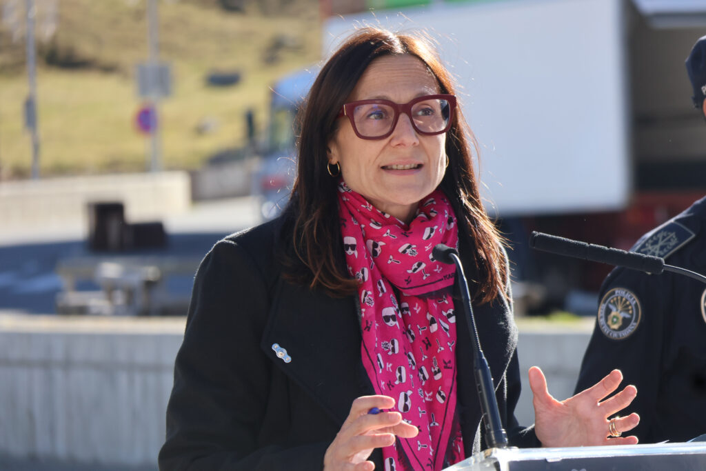 La ministra de Justícia i Interior, Ester Molné. Foto: R. S. (ANA)