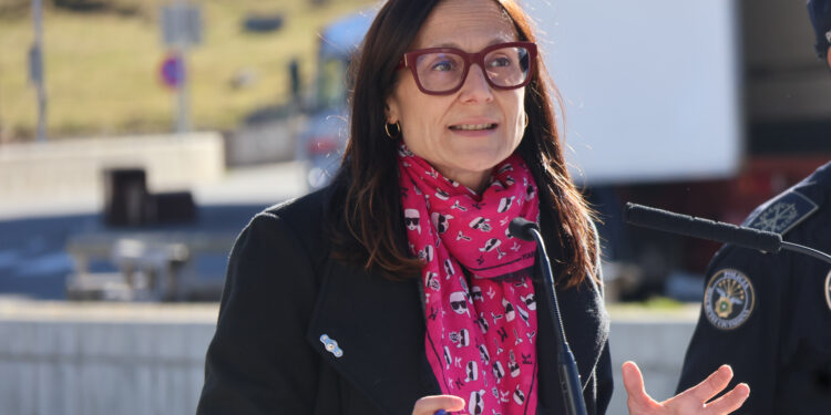 La ministra de Justícia i Interior, Ester Molné. Foto: R. S. (ANA)