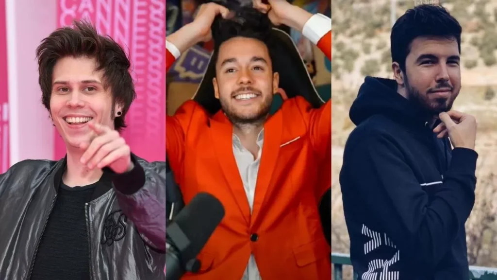 Tres dels youtubers residents a Andorra. Foto: Vandal.