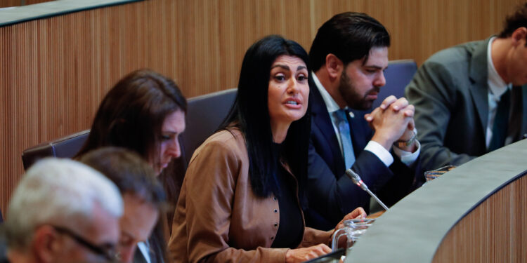 Els consellers d'Andorra Endavant al Consell General. Foto: Consell General
