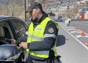 Un control de la policia. Foto: Policia d'Andorra