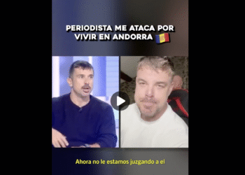 Imatge del debat on Juanjo Dalmau va ser insultat. Foto: TikTok.