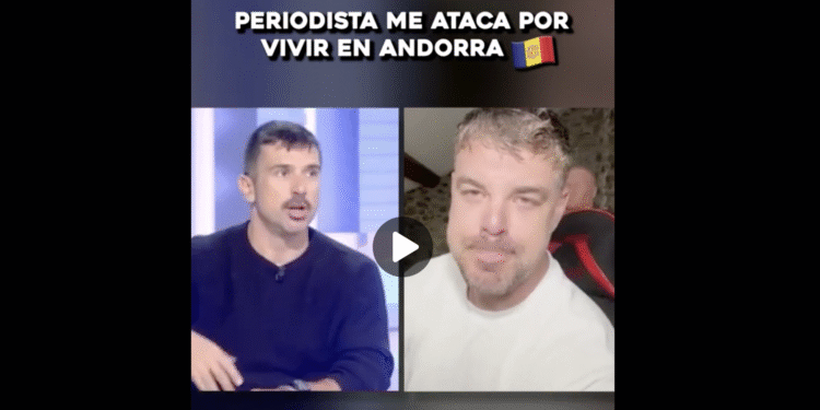 Imatge del debat on Juanjo Dalmau va ser insultat. Foto: TikTok.