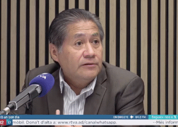 El president de l'Associació de Peruans d'Andorra, Lorenzo Castillo. Foto: RTVA