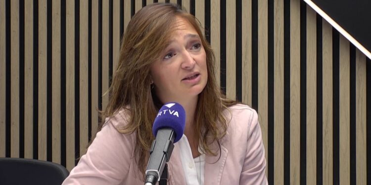 La portaveu de Hope Palestina, Maria Burgués. Foto: RTVA