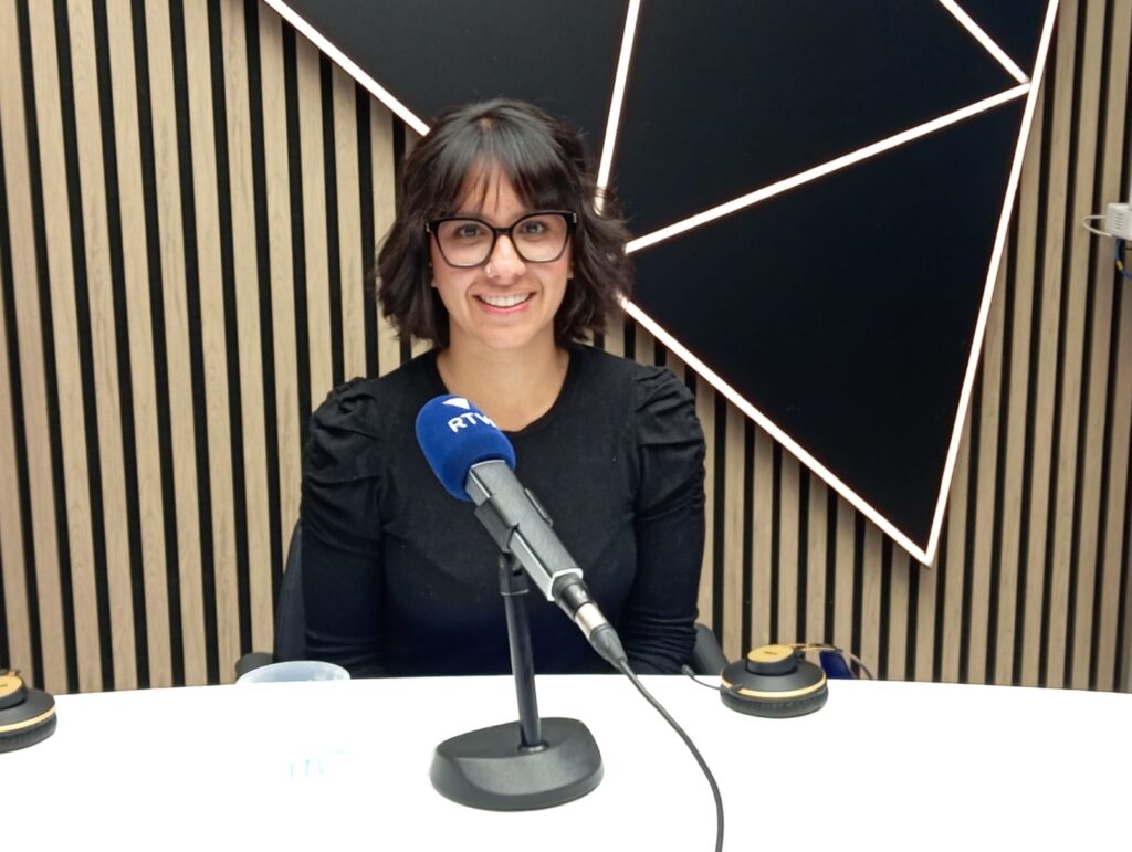 La treballadora social de Càritas Andorra, Nerea Robles. Foto: RTVA