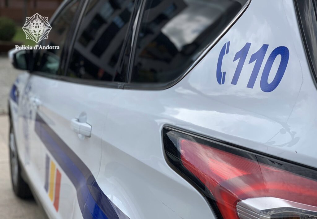 Un vehicle de la policia. Foto: Policia d'Andorra