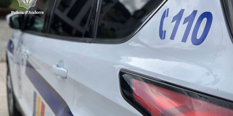 Un vehicle de la policia. Foto: Policia d'Andorra