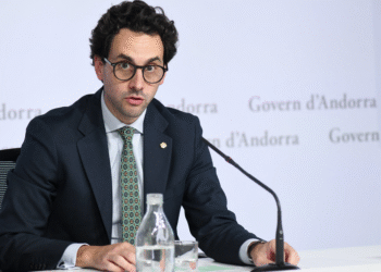 Guillem Casal a la roda de premsa.