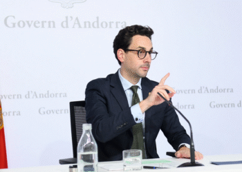 Guillem Casal a la roda de premsa posterior al consell de ministres del passat dimecres.