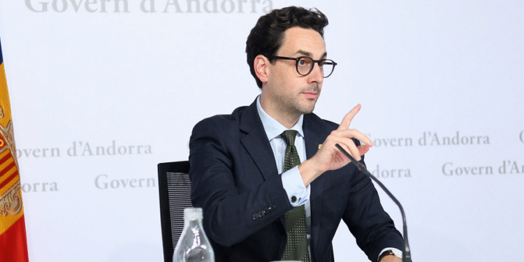 Guillem Casal a la roda de premsa posterior al consell de ministres del passat dimecres.