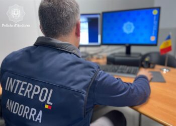L’ordre de detenció internacional va ser difosa per INTERPOL. Foto: Policia d'Andorra