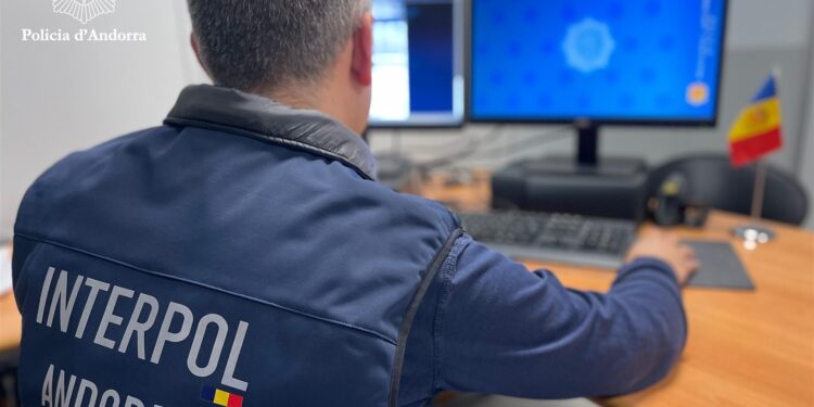 L’ordre de detenció internacional va ser difosa per INTERPOL. Foto: Policia d'Andorra