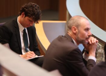 Pol Bartolomé al Consell General. Foto: Concòrdia