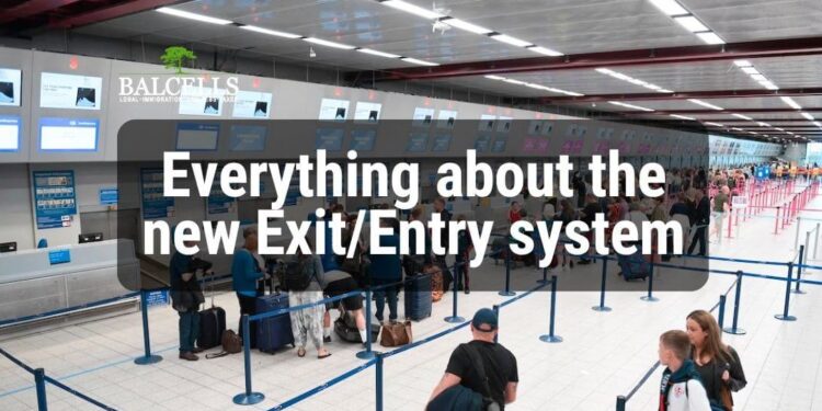 Imatge referencial del nou sistema Entry/Exit de l'Espai Schengen. Foto: Google.