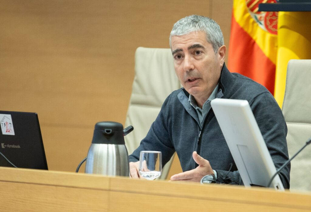 Joan Pau Miquel va comparèixer a la comissió al febrer. Foto: Xarxes.