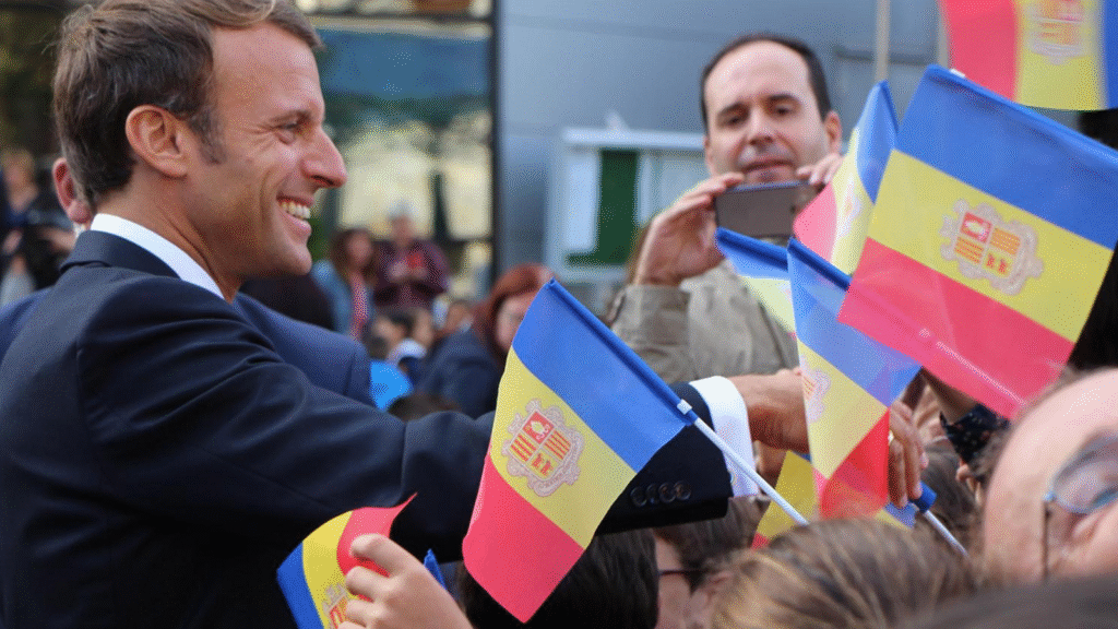La visita de Macron a Andorra el 2019. Foto: ANA