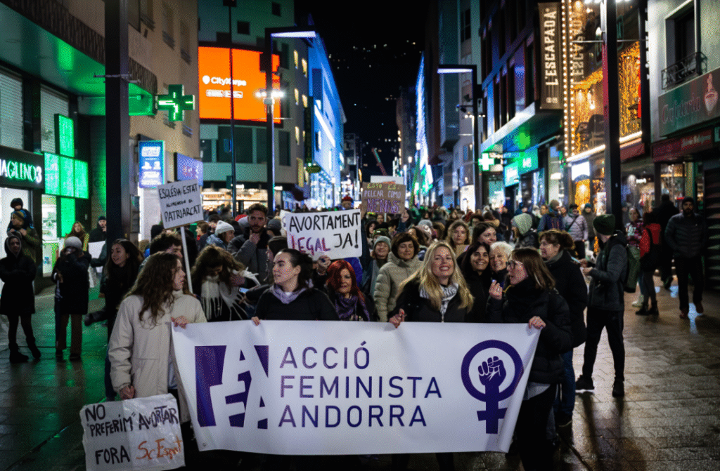 Una manifestació a favor de l'avortament.