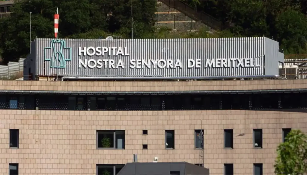 Hospital Nostra Senyora de Meritxell. Foto: Arxiu.