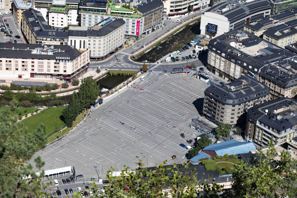 Aparcament del Parc Central. Foto: Comú d'Andorra la Vella
